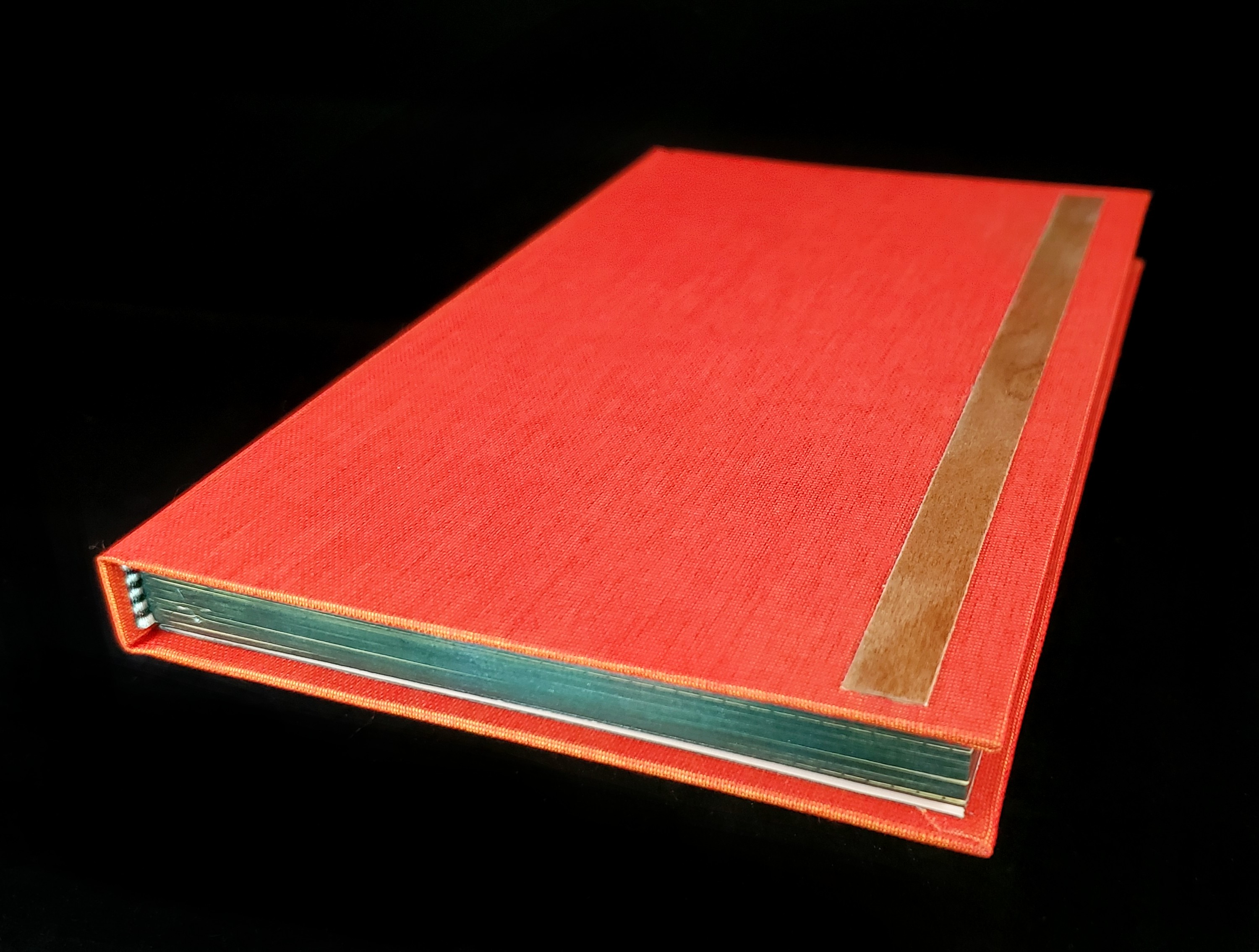 Mid-century style inlaid notebook